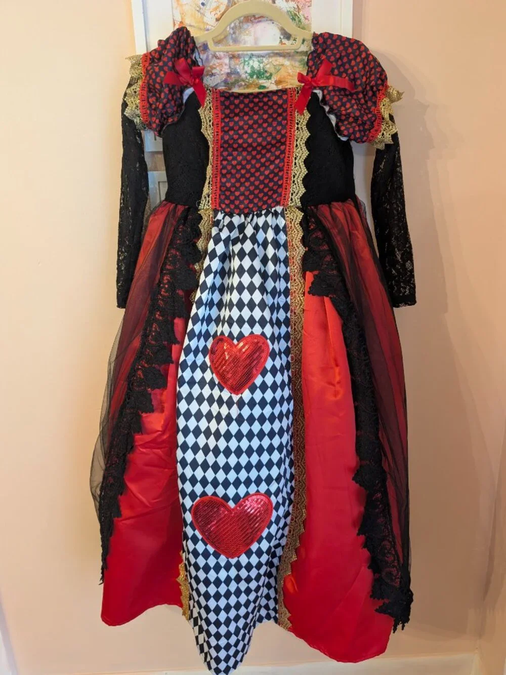 Trish Scully Queen of Hearts Costume Size 12